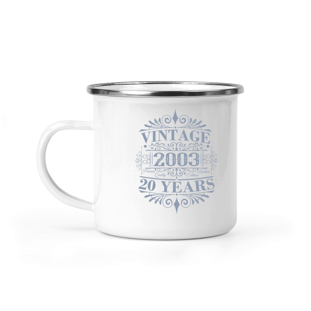 Vintage 2003 Birthday Sayings Men Women Camping Mug
