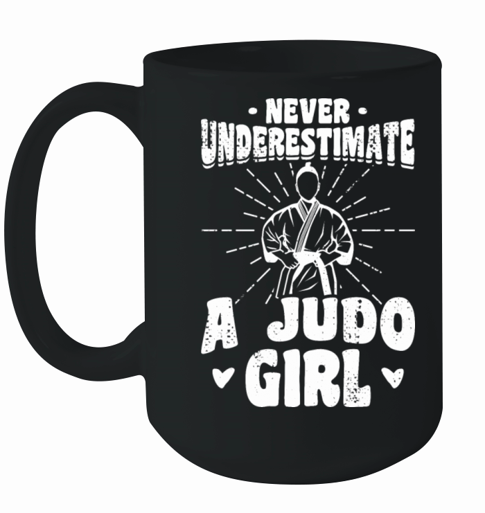 Female Judoka Ceramic Mug