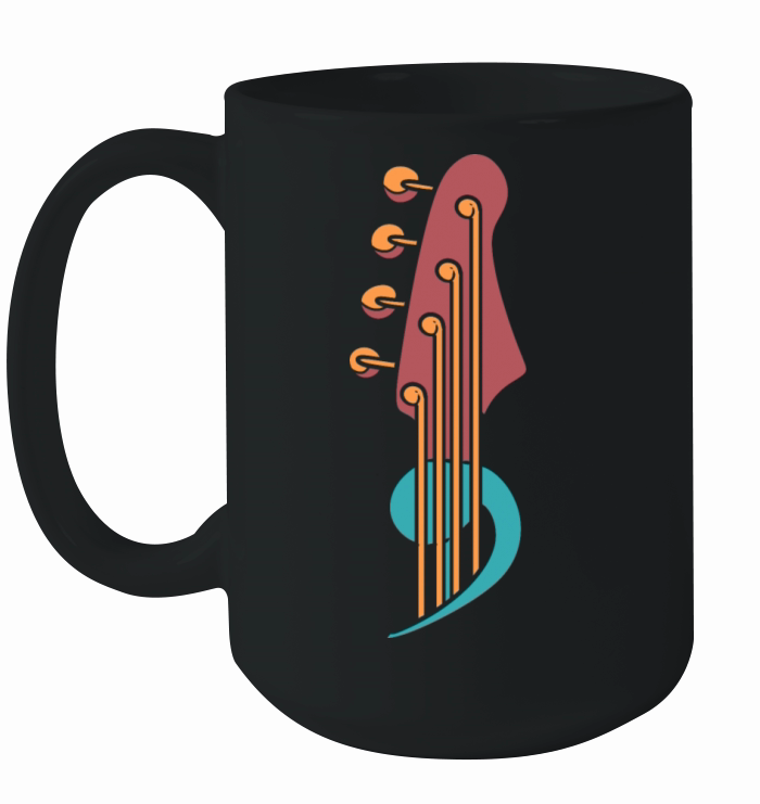 Guitar Instrument Band Member Ceramic Mug