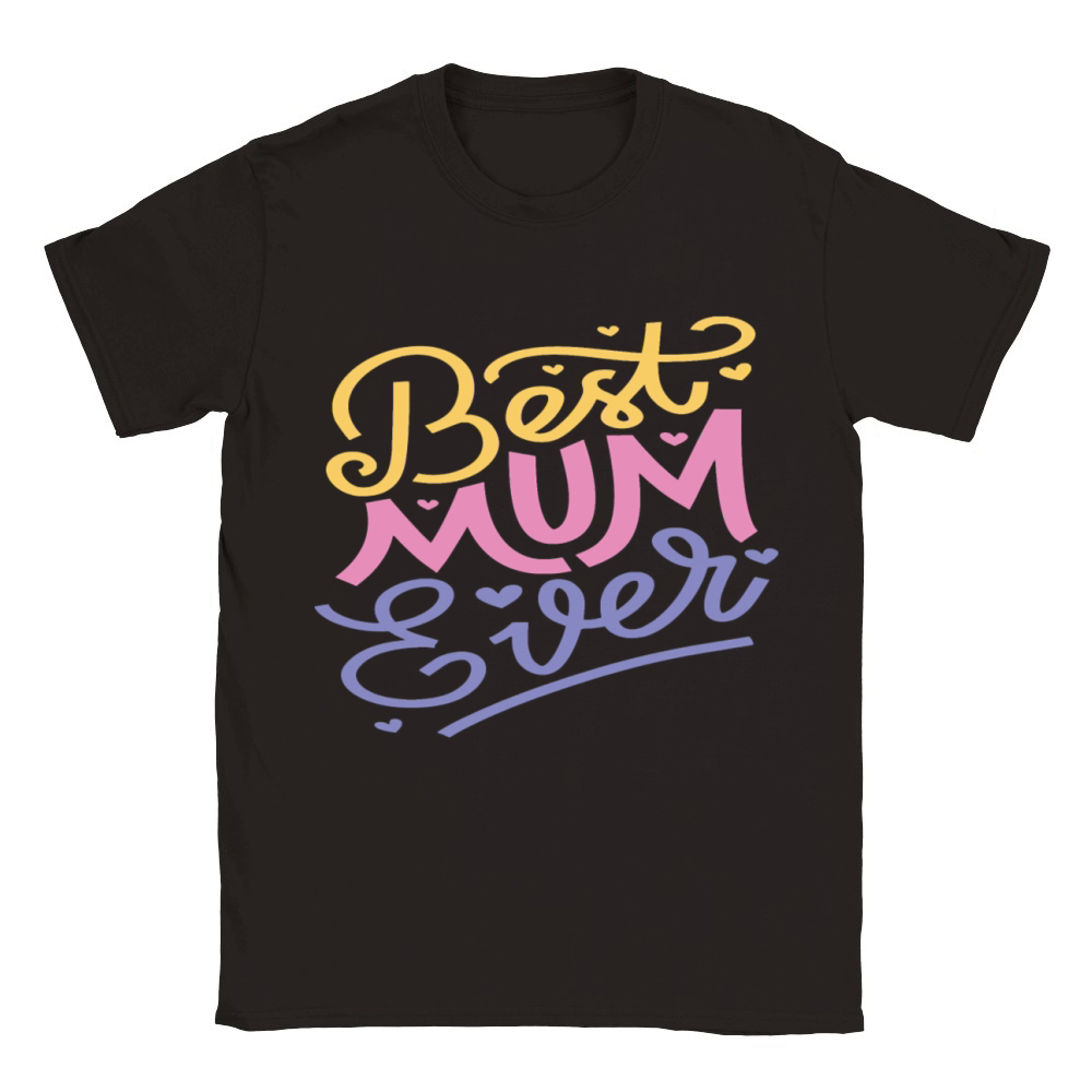 Best mom ever Mother s Day Classic Kids Crewneck T-shirt