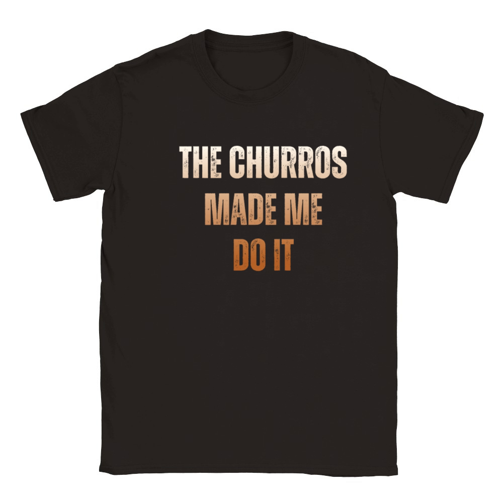 The Churros Made Me Do It Vintage Churro Classic Kids Crewneck T-shirt