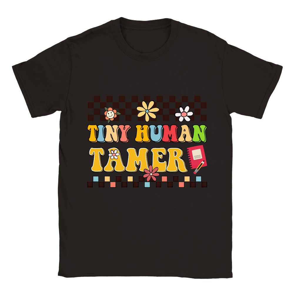 Tiny Human Tamer Classic Kids Crewneck T-shirt