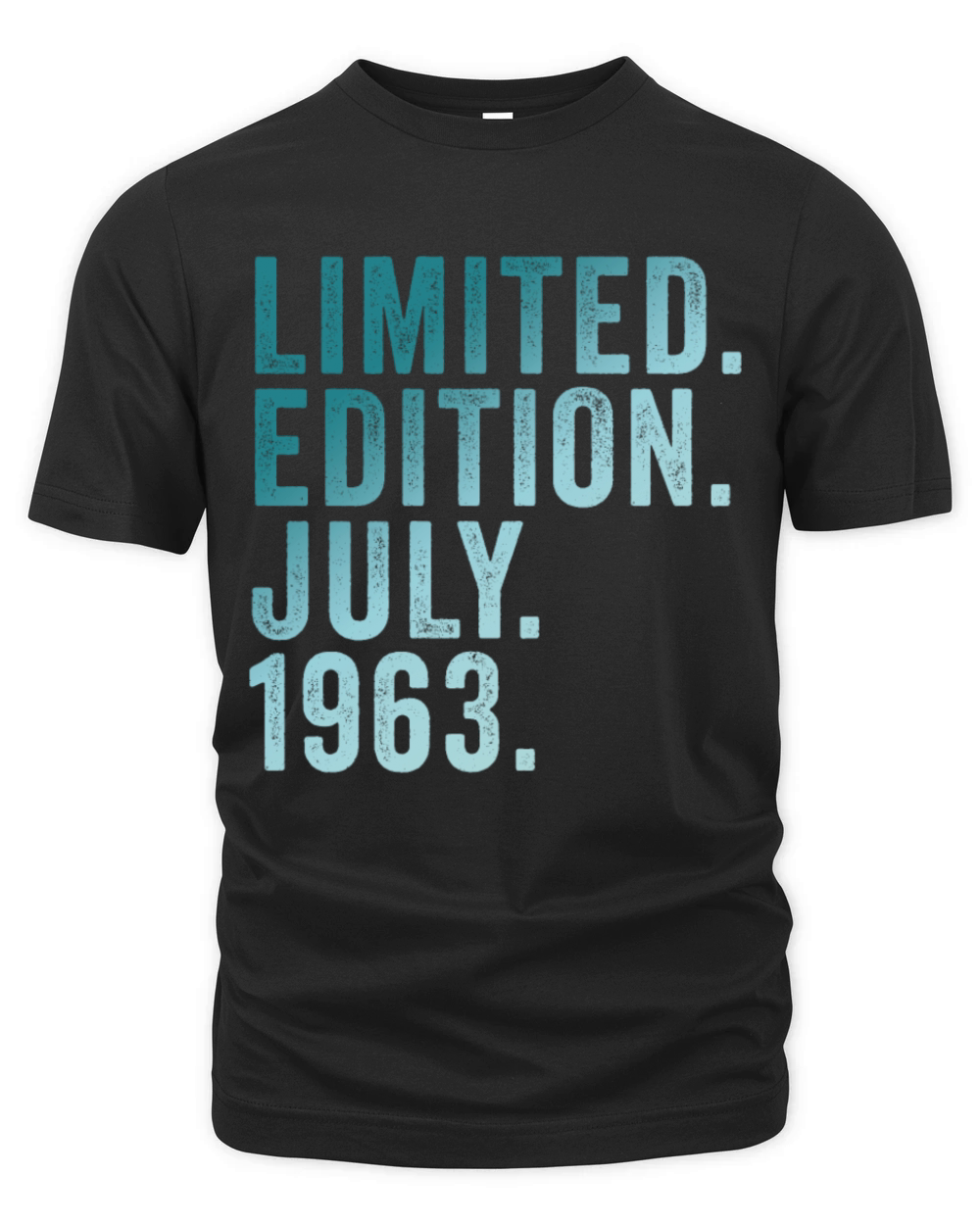 60TH BIRTHDAY LIMITED EDITION 1963 Organic Unisex T-shirt