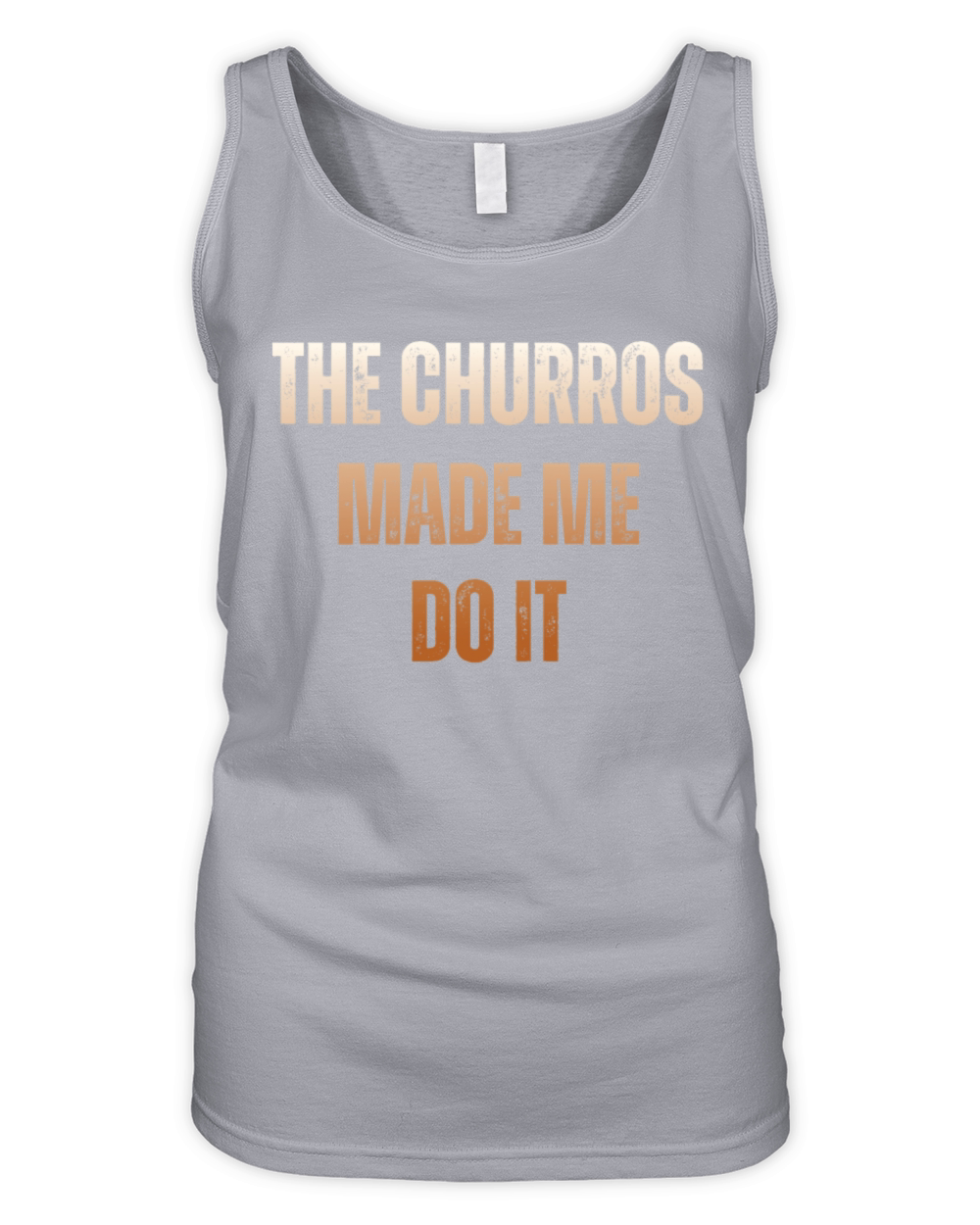 The Churros Made Me Do It Vintage Churro Organic Women's Tank Top