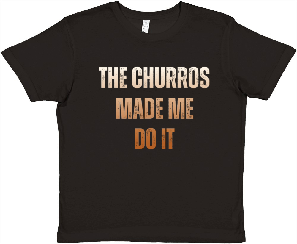 The Churros Made Me Do It Vintage Churro Premium Kids Crewneck T-shirt