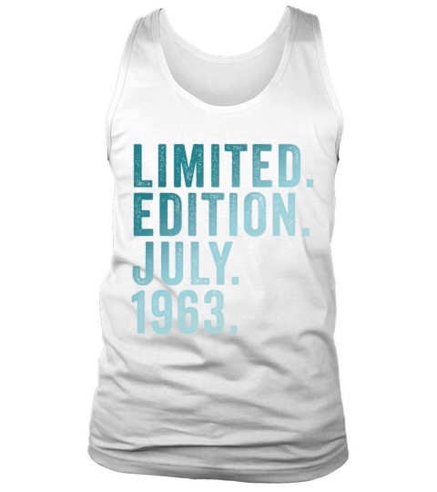 60TH BIRTHDAY LIMITED EDITION 1963 Tank Top Unisex