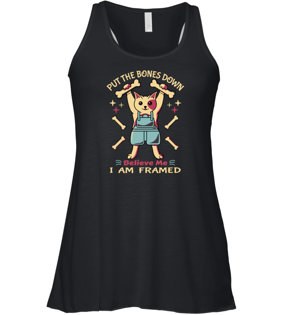 Put The Bones Down Women's Flowy Tank Top