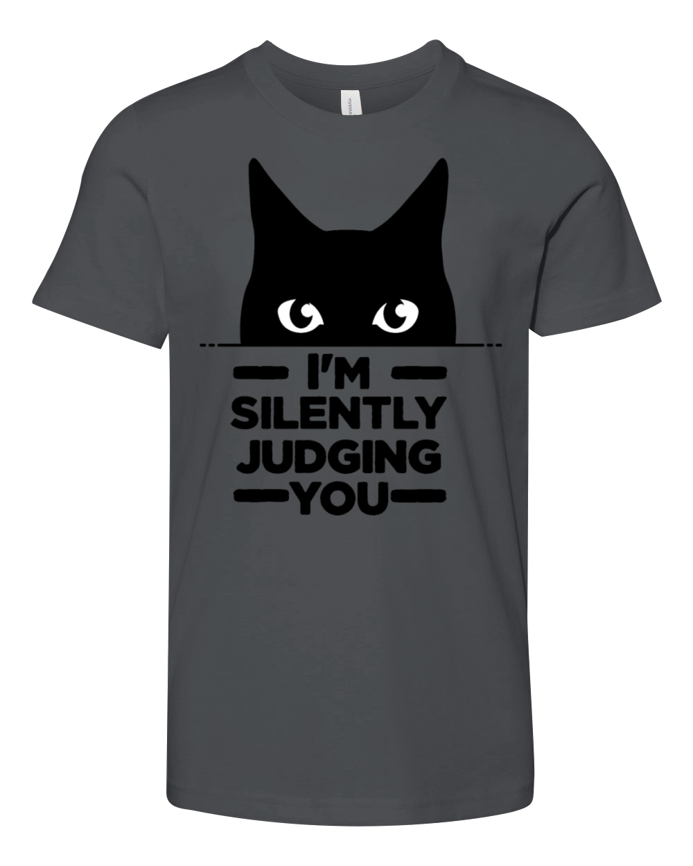 Funny cat quote Youth Unisex Jersey Tee