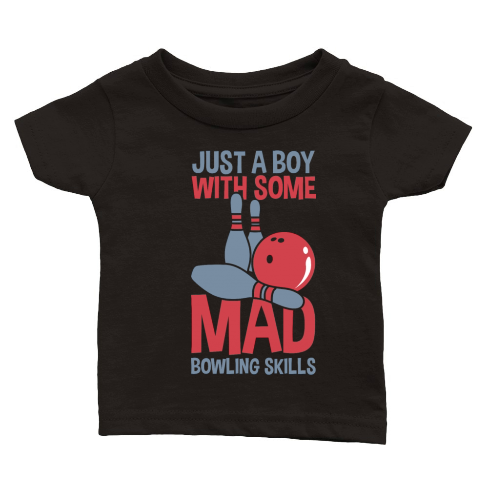 Bowling Boy Classic Baby Crewneck T-shirt