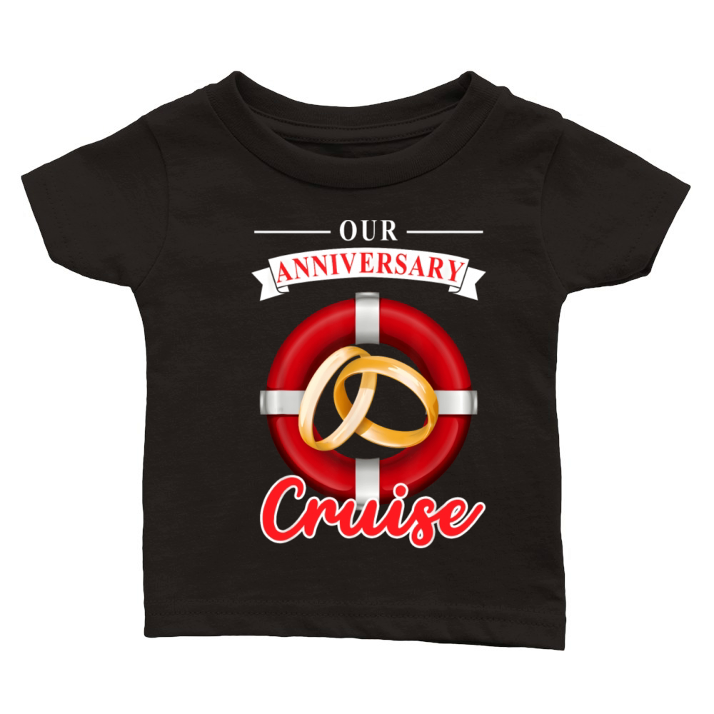 Our Anniversary Cruise Couple Vacation Matching Classic Baby Crewneck T-shirt