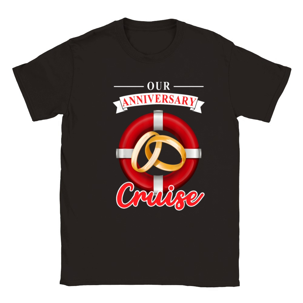 Our Anniversary Cruise Couple Vacation Matching Classic Kids Crewneck T-shirt