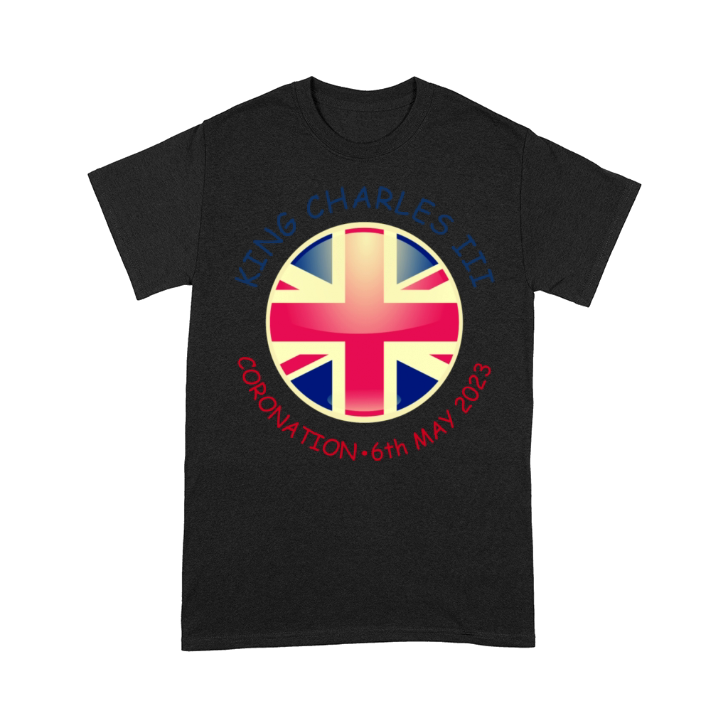 King Charles Coronation 2023 Union Jack God Save Comfort T-shirt
