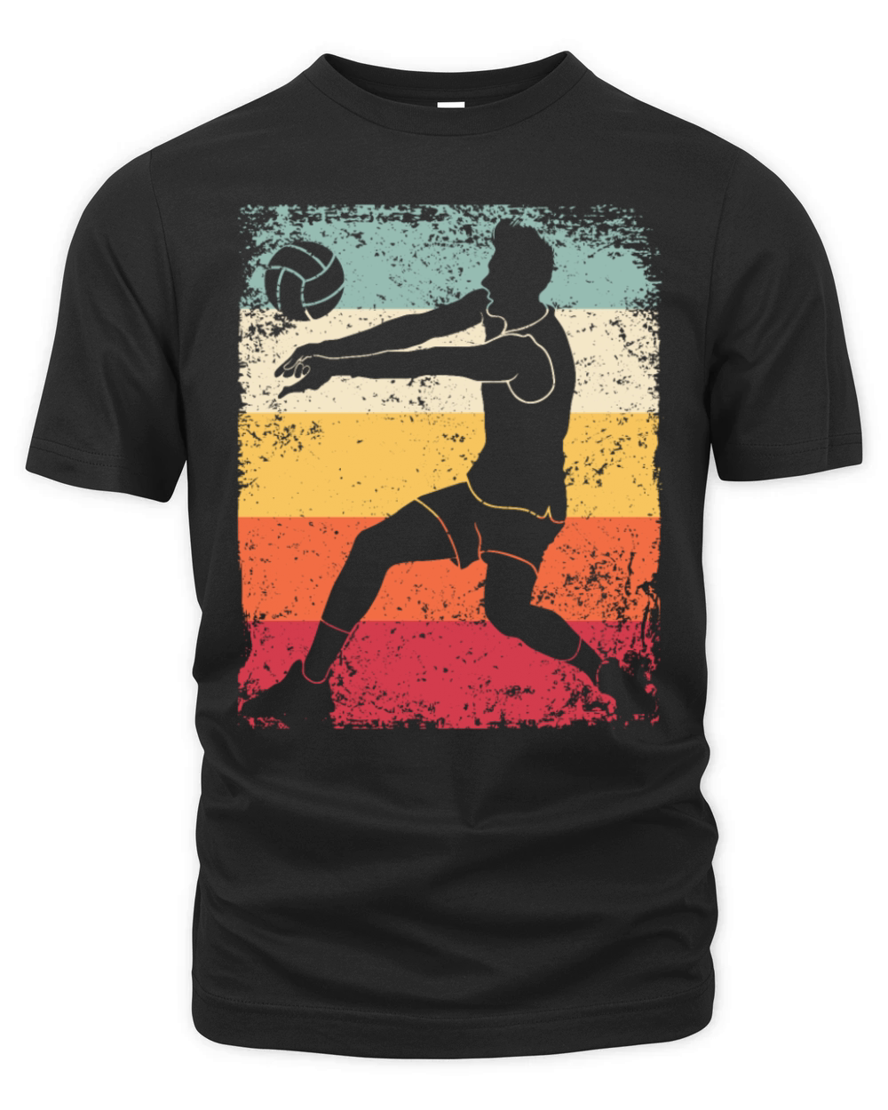 Volleyball Player Retro Beach Volleyball Organic Unisex T-shirt