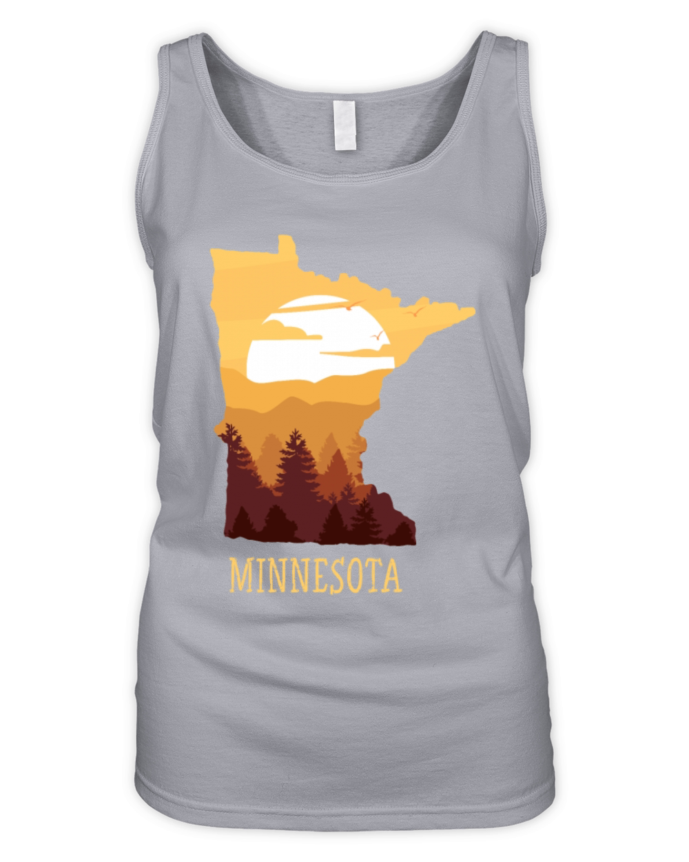 Minnesota Usa Staate Organic Women's Tank Top