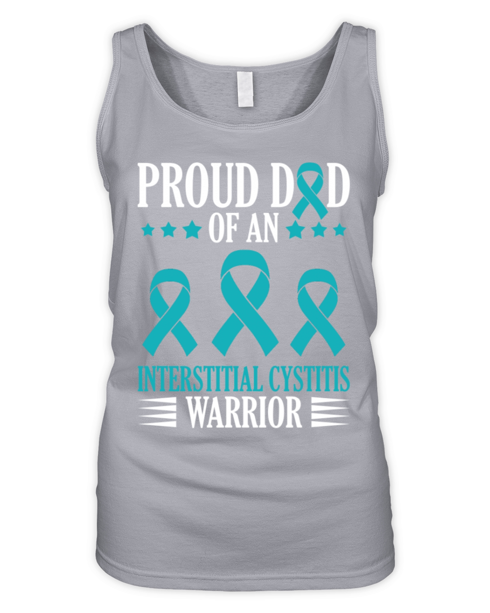 Proud Dad Of A Interstitial Cystitis Warrior Organic Women's Tank Top