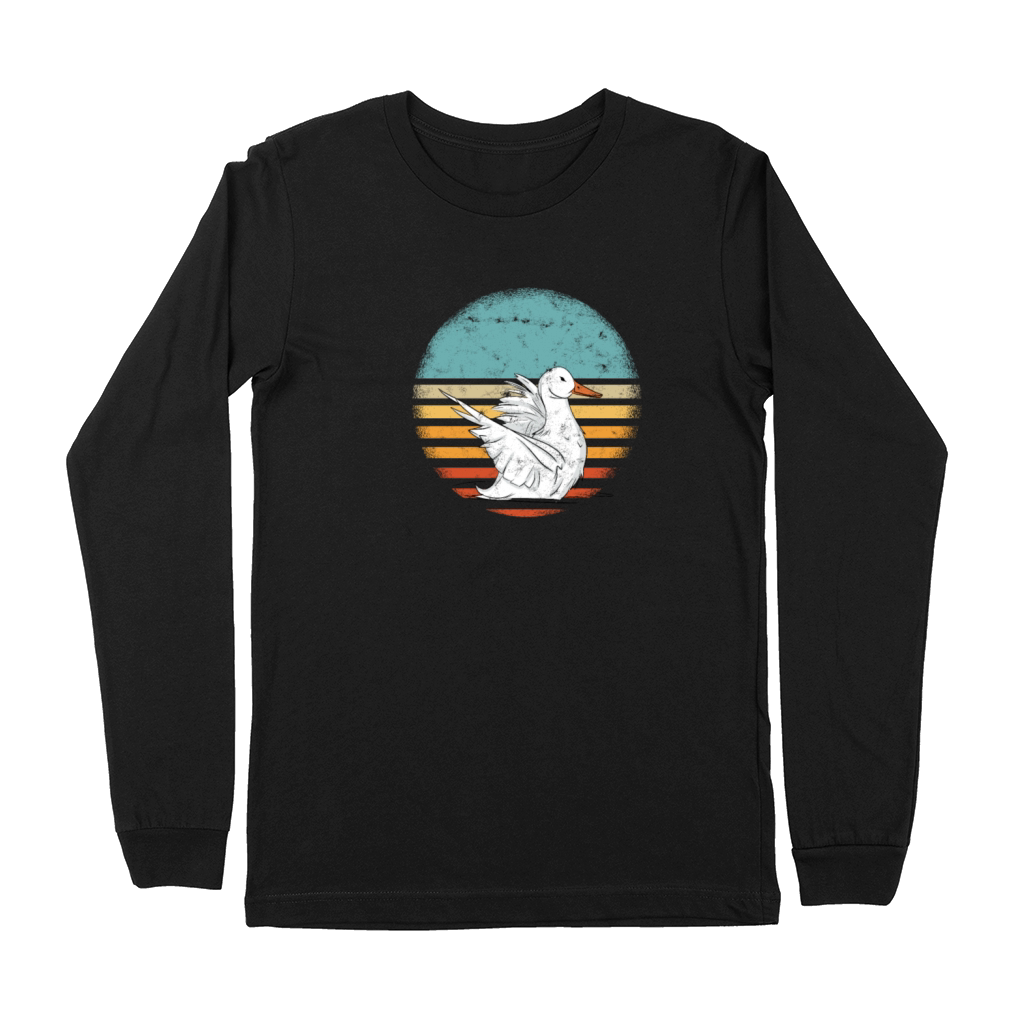Retro Vintage Duck - Antique Collectibles Premium Long Sleeve