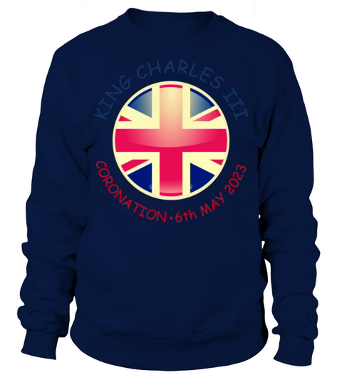 King Charles Coronation 2023 Union Jack God Save Sweatshirt Unisex