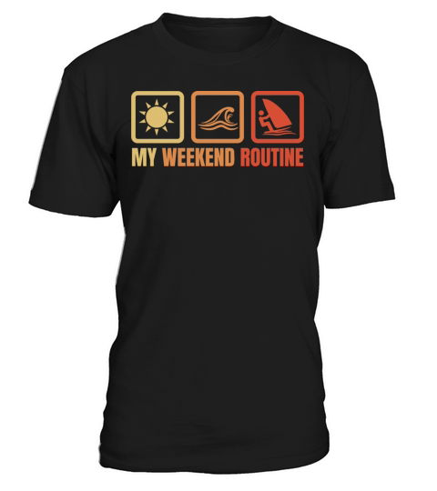 Funny Windsurfer Weekend T-Shirt Unisex