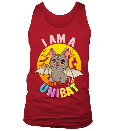 I Am A Unibat Halloween Funny Unicorn Bat Tank Top Unisex