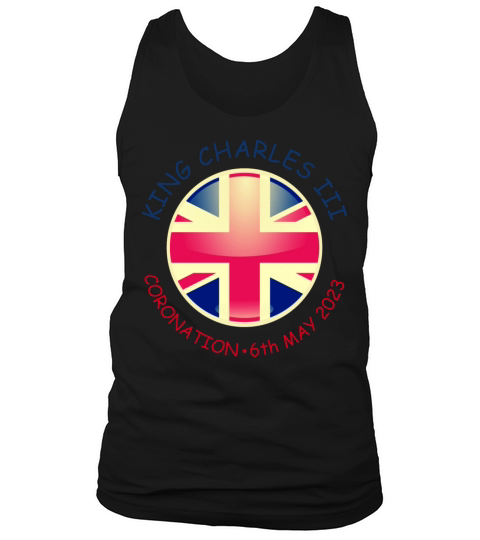 King Charles Coronation 2023 Union Jack God Save Tank Top Unisex