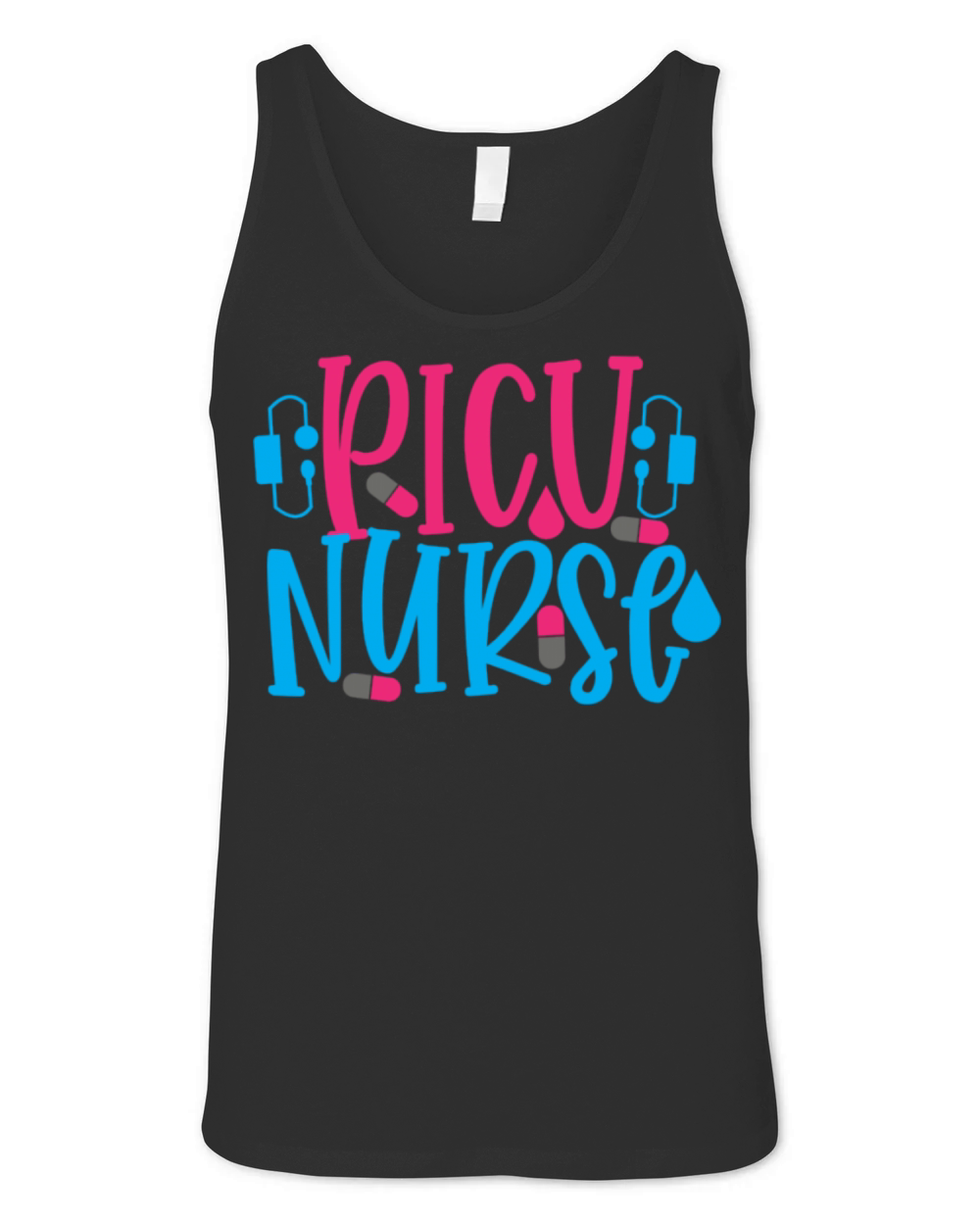 Quote Picu Nurse Unisex Jersey Tank