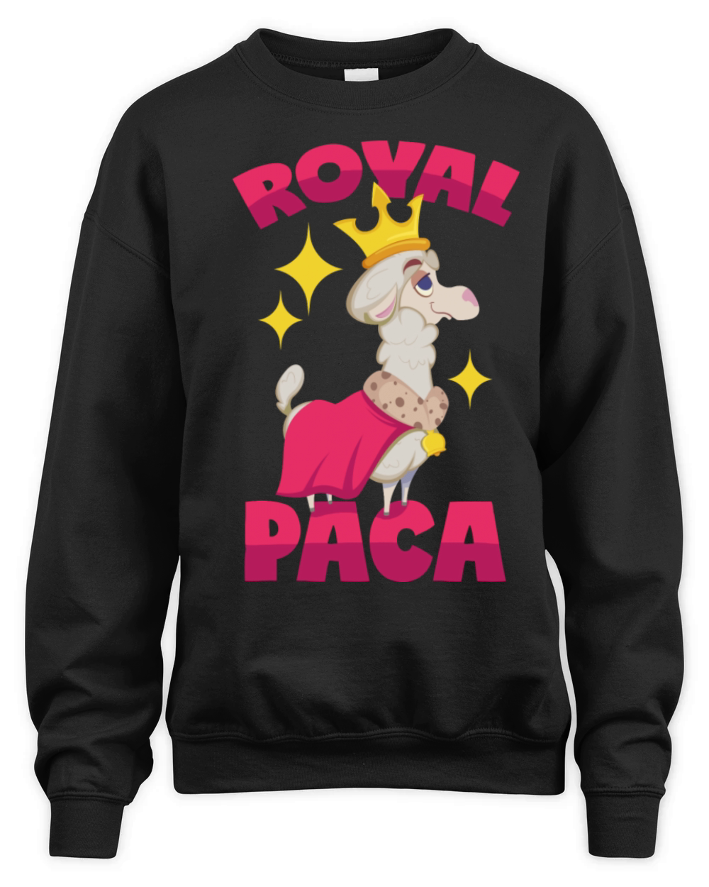 Royal Alpaca Royalpaca Pun Unisex Premium Crewneck Sweatshirt
