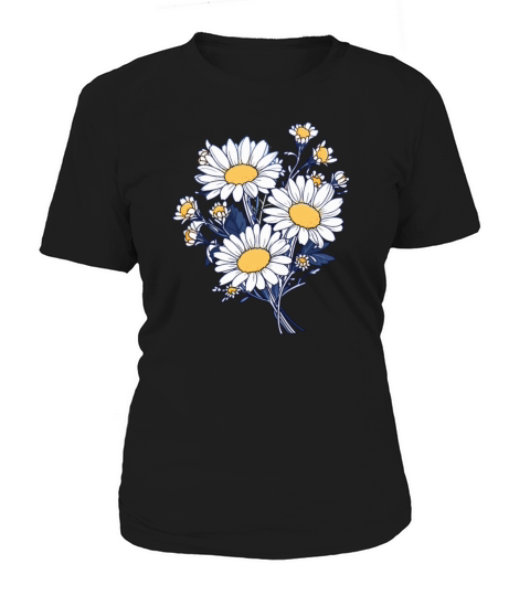 Cool Floral Vintage Flowers Novelty Daisy Lover Women's T-Shirt