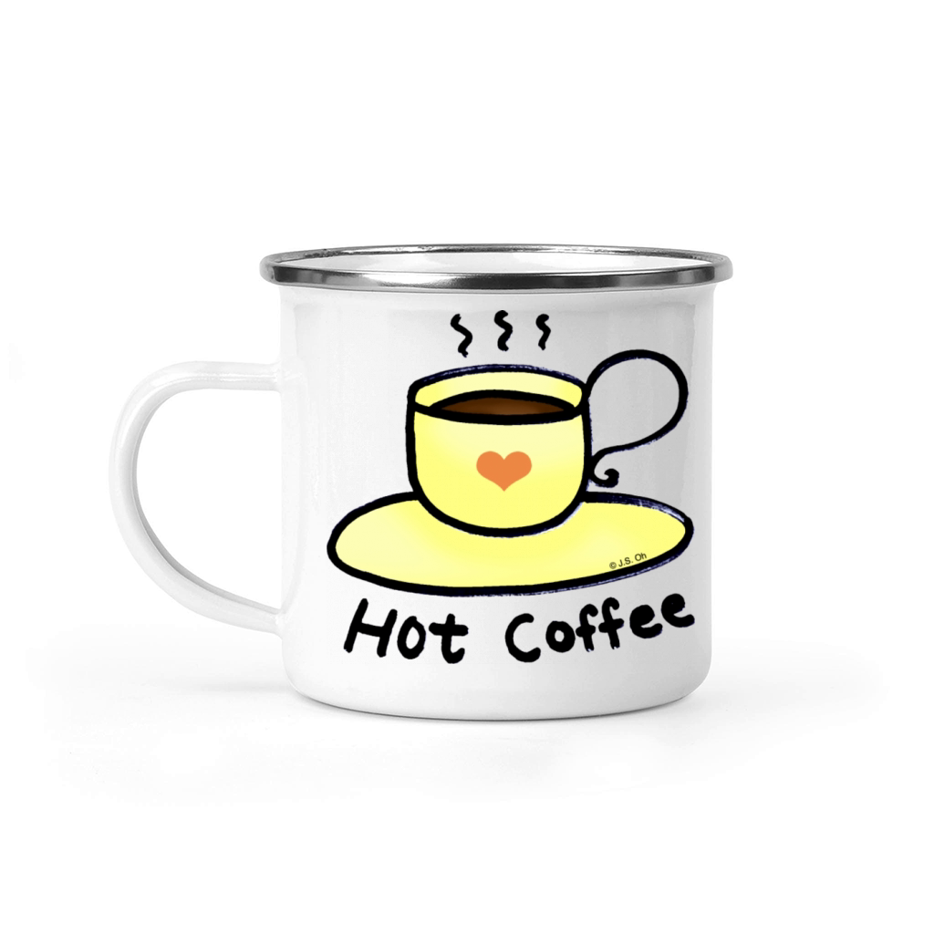 Hot Coffee Drink Camping Mug