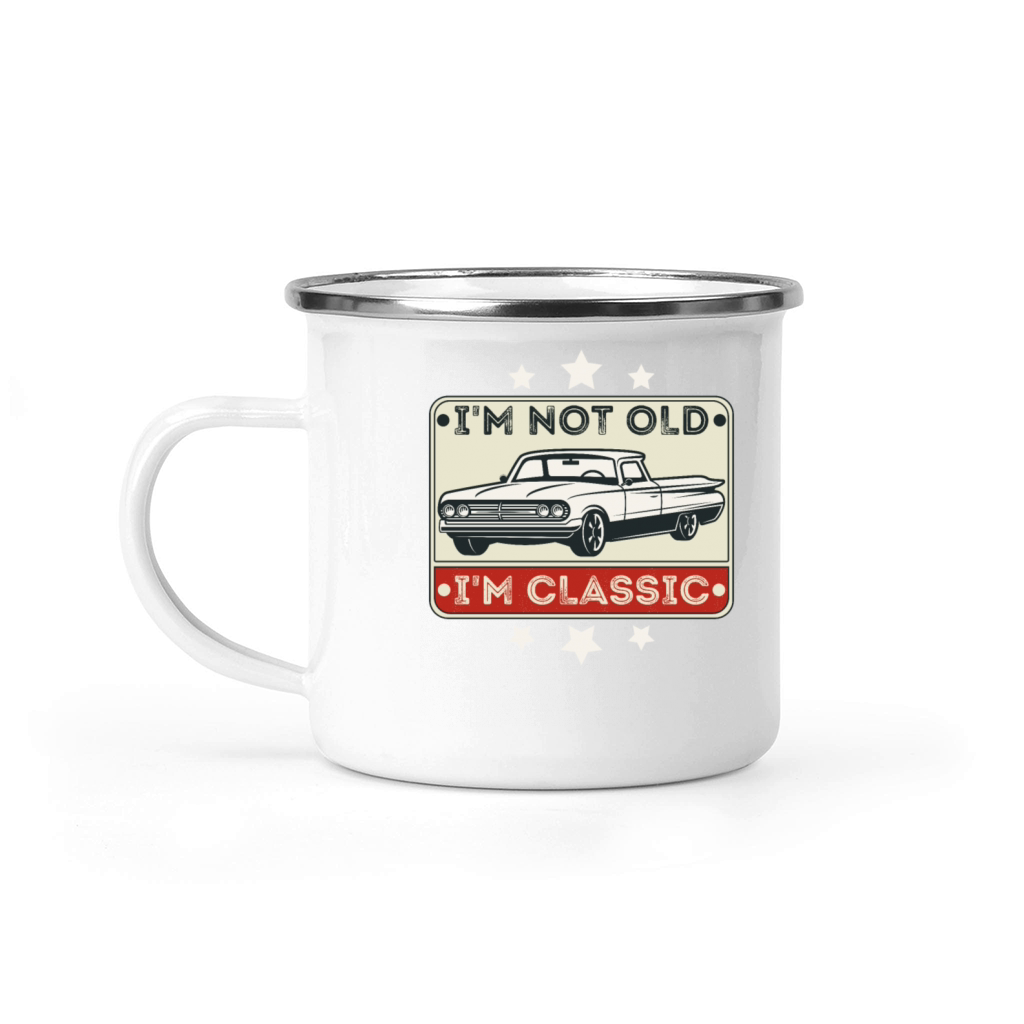 Im Not Old Im Classic Funny Car Graphic Vintage Camping Mug