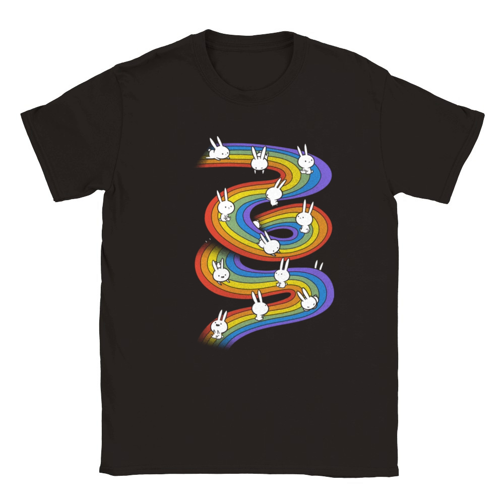 Rainbow Slide Classic Kids Crewneck T-shirt