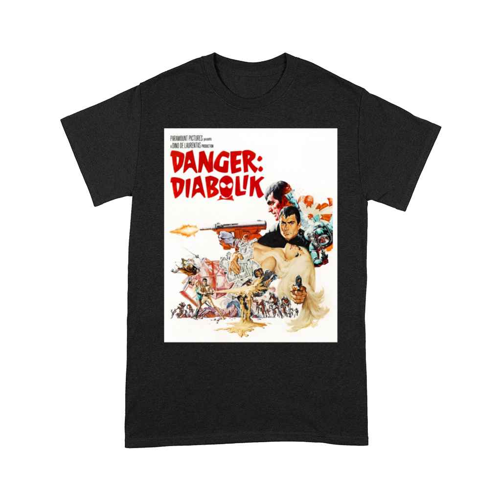Danger Diabolik 1968 Illustrated Vintage Movie Comfort T-shirt