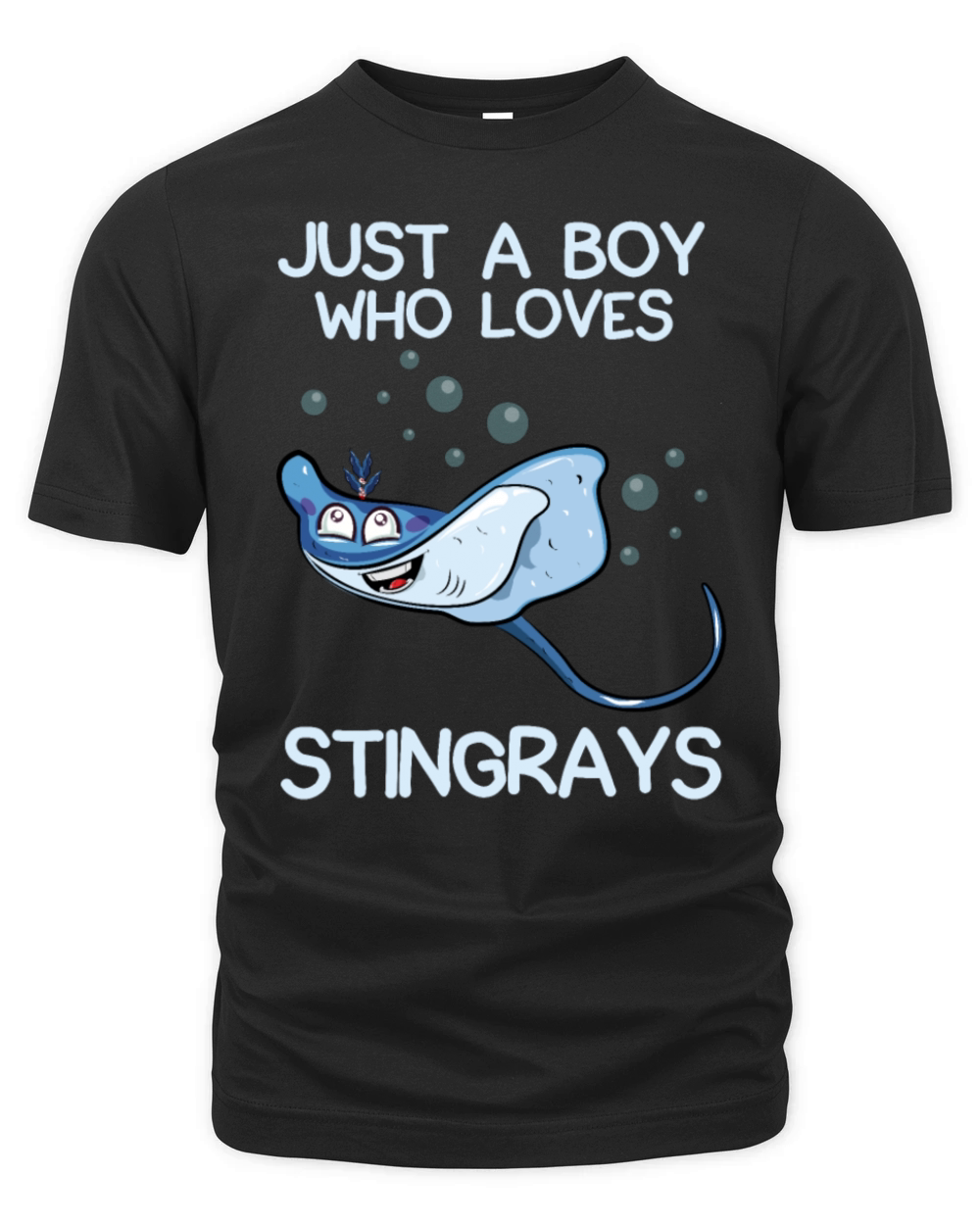 Just A Boy Who Loves Stingrays Organic Unisex T-shirt