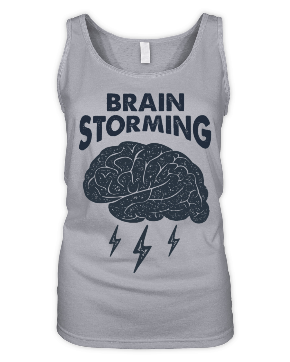 Brain Storming Smart And Creative Inspirational Organic Women's Tank Top