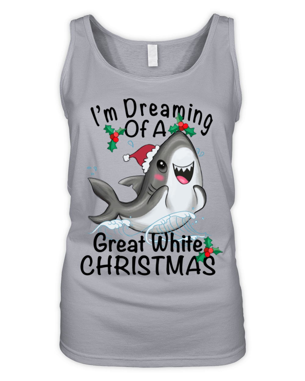Great White Christmas Organic Women's Tank Top