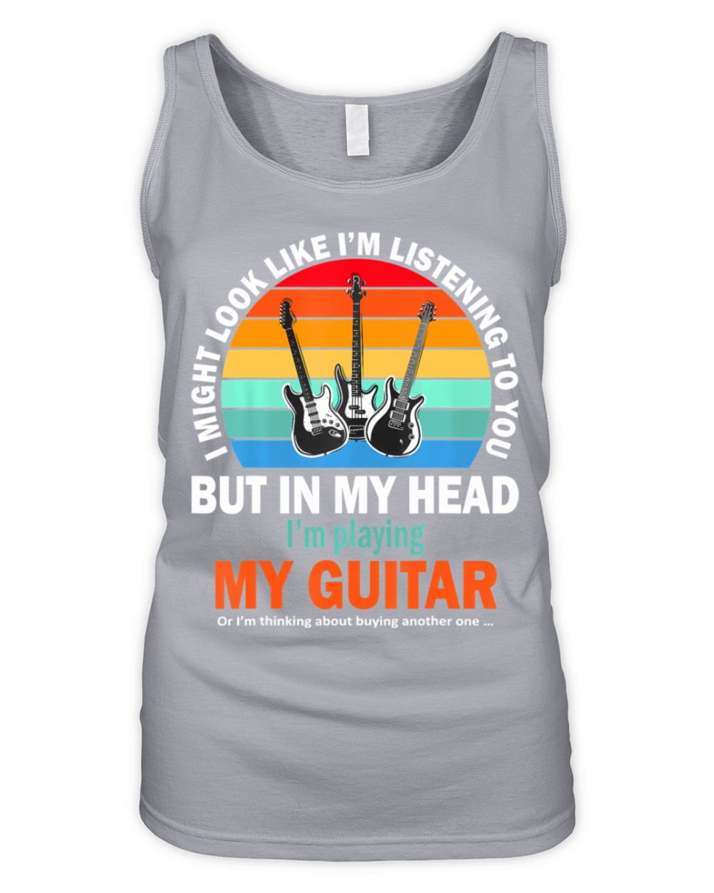 I Might Look Like Im Listening To You Funny Organic Women's Tank Top