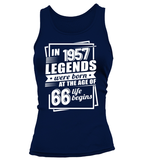 66th birthday vintage 1957 sayings Tank top Woman