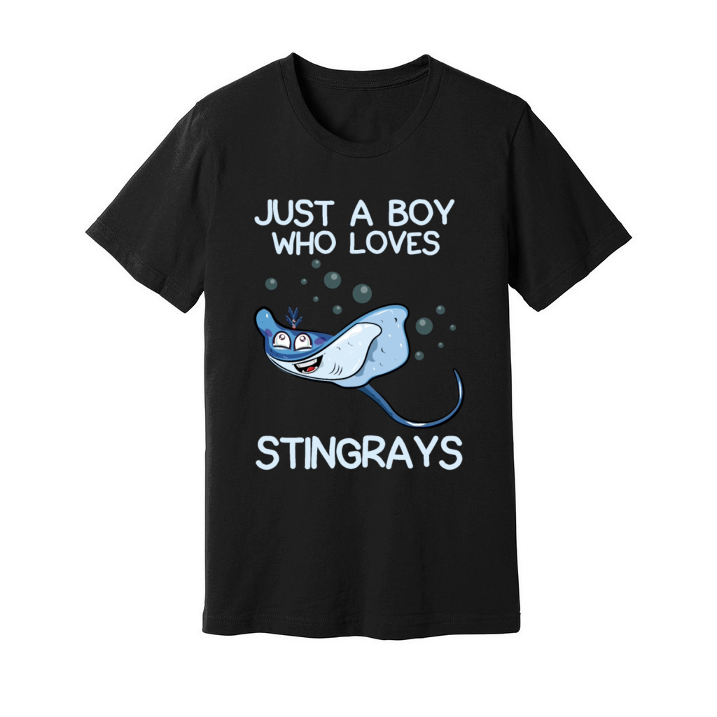 Just A Boy Who Loves Stingrays Unisex Jersey Tee