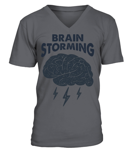 Brain Storming Smart And Creative Inspirational V-Neck T-shirt