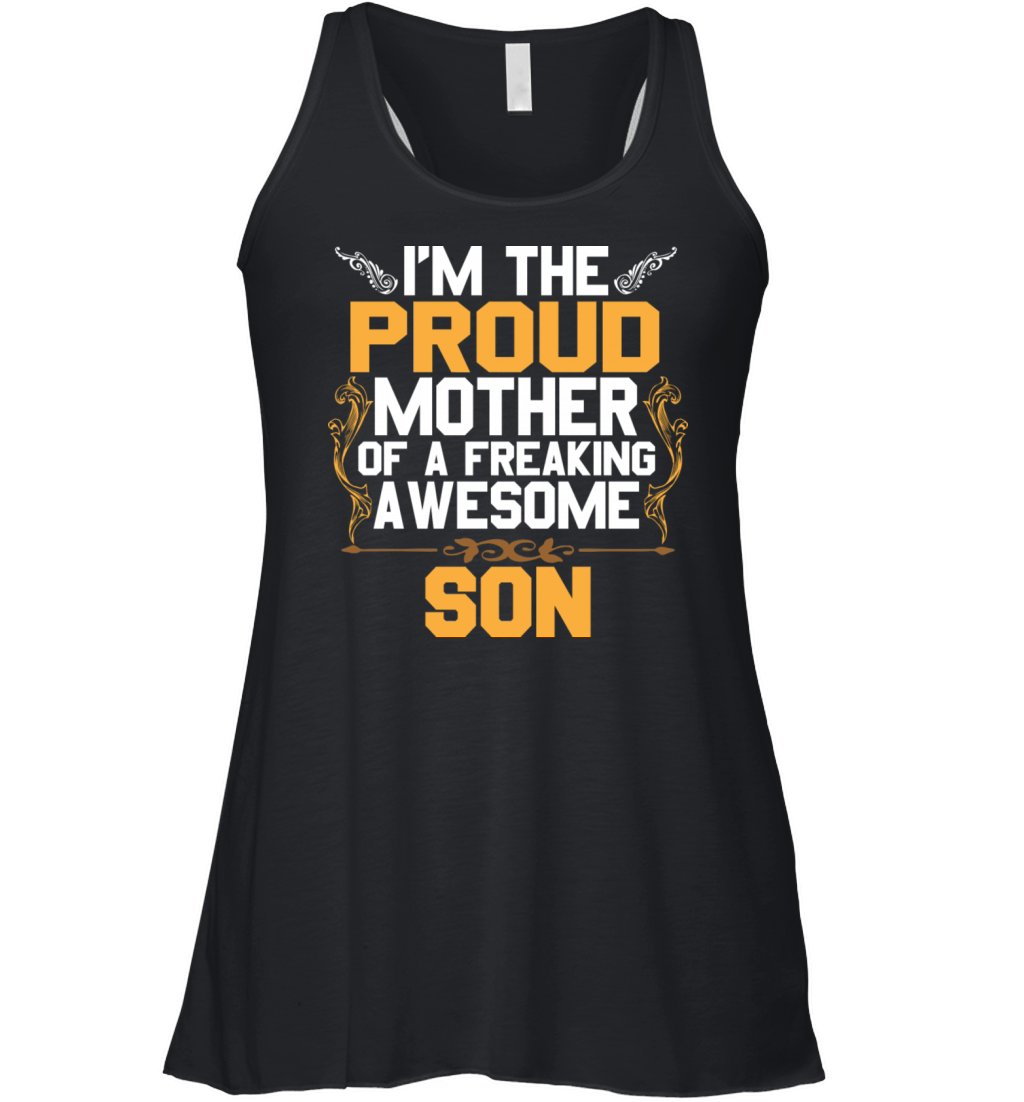 Mother Of Awesome Son Women's Flowy Tank Top