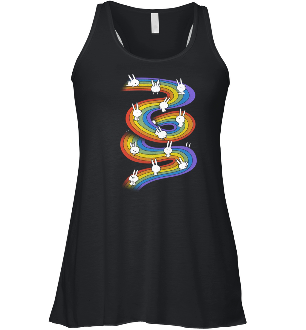 Rainbow Slide Women's Flowy Tank Top