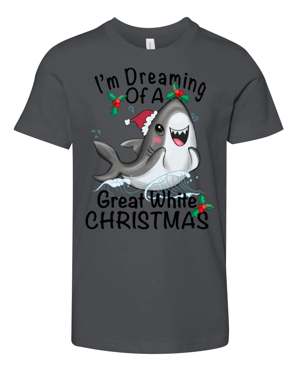 Great White Christmas Youth Unisex Jersey Tee