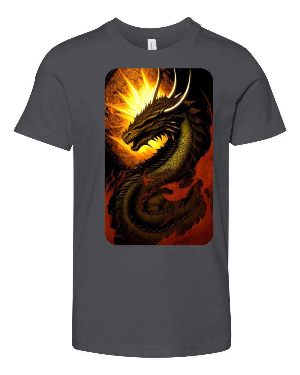 Vintage Dragon Art by Dreamscape Shirts Youth Unisex Jersey Tee