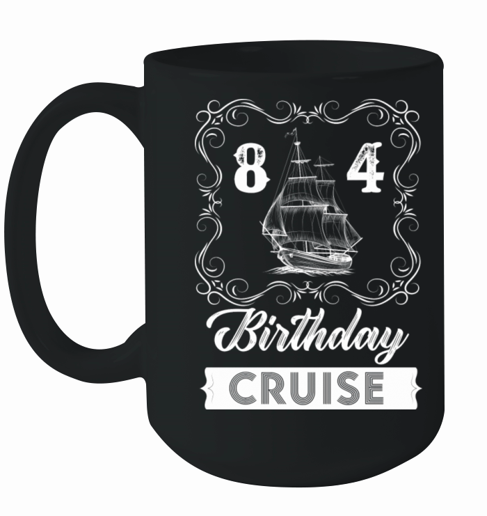 Vintage 84th Birthday Cruise Ceramic Mug