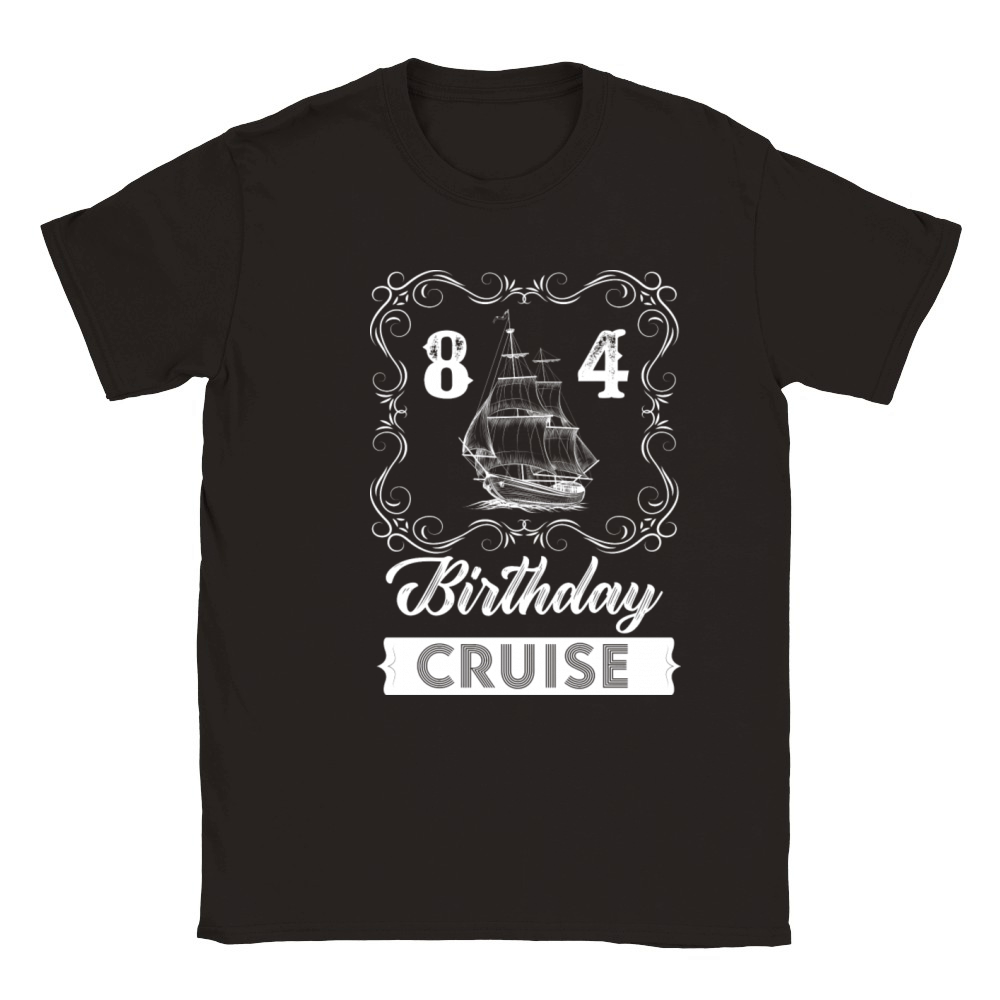 Vintage 84th Birthday Cruise Classic Kids Crewneck T-shirt