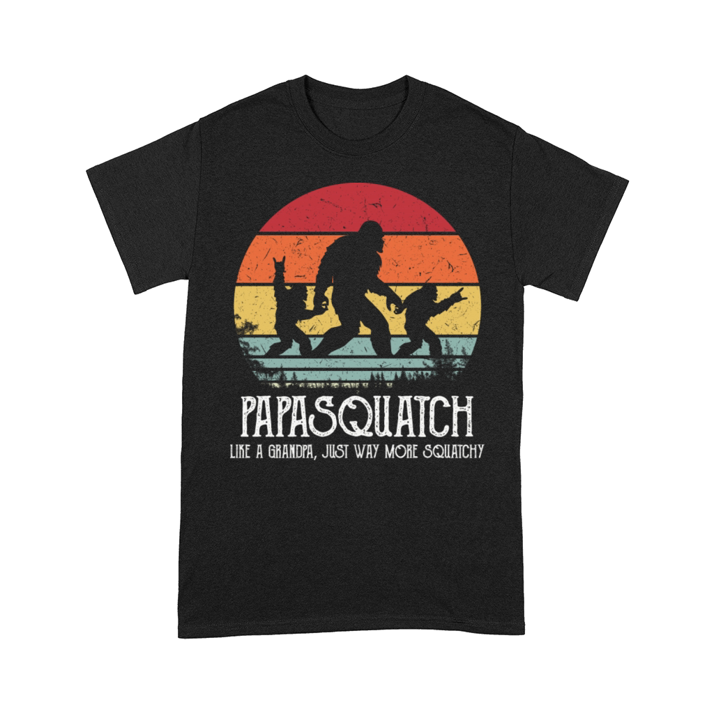Papasquatch Like A Grandpa Just Way More Squatchy Comfort T-shirt