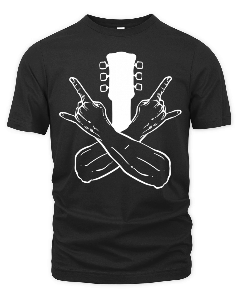 Rock Crossed Hand Orchestra Member Gift Organic Unisex T-shirt