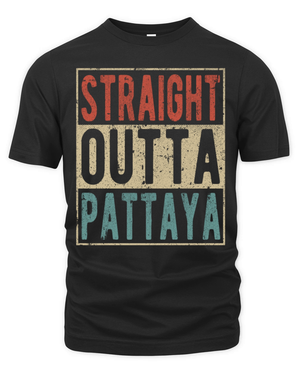 Straight outta Pattaya Organic Unisex T-shirt
