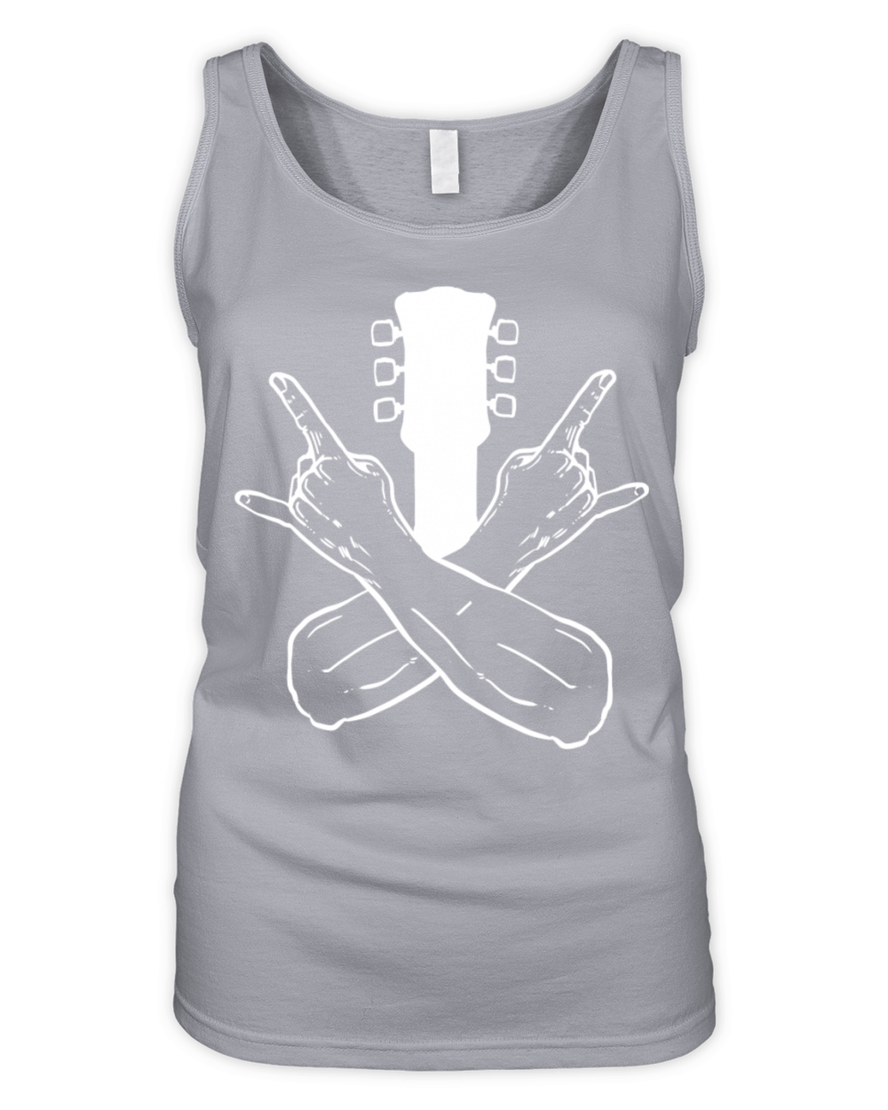 Rock Crossed Hand Orchestra Member Gift Organic Women's Tank Top