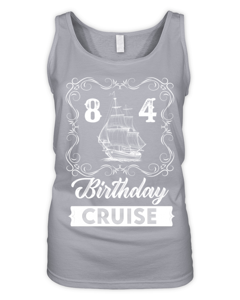 Vintage 84th Birthday Cruise Organic Women's Tank Top