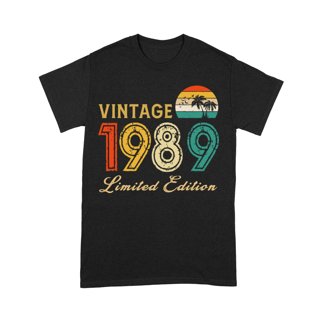 Vintage 1989 Limited Edition Made In 1989 Birthday Premium T-shirt